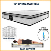 SMARTBED | Storage Bedframe with Spring Mattress (Lily Mattress) | MLS1588
